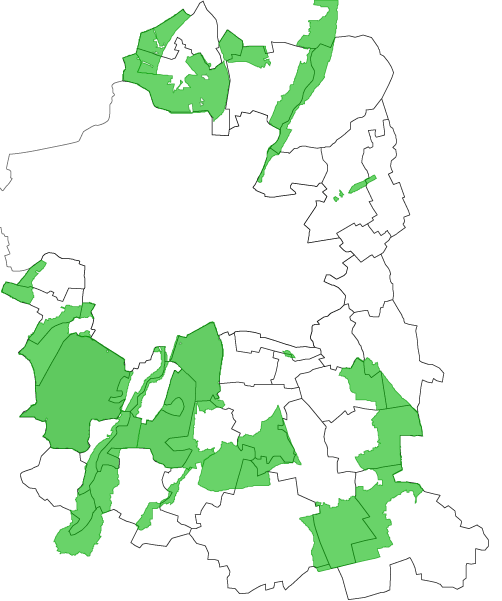 Karte: Landschaftsschutzgebiete (LSG)