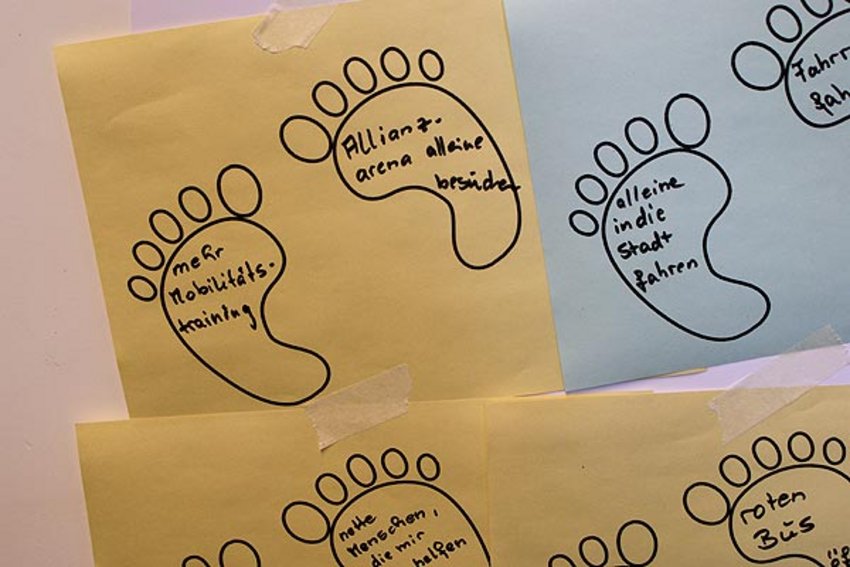 Brainstorming Zettel Foto: Brainstorming Zettel