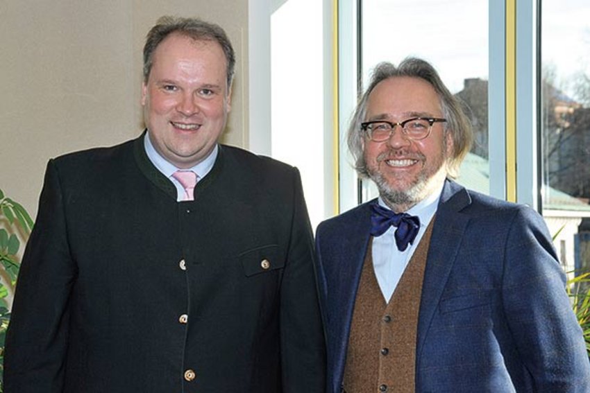Foto: Generalkonsul Andrzej Osiak und Landrat Christoph Göbel