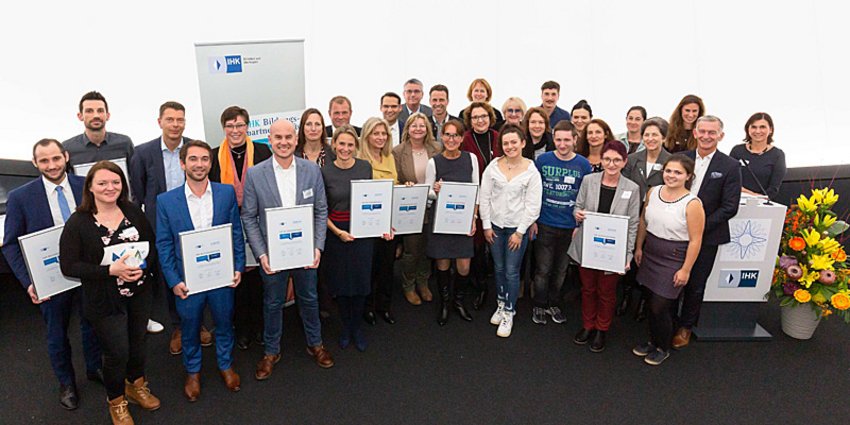 Festabend der IHK für München und Oberbayern für die Top-Bildungspartnerschaften Foto: Festabend der IHK für München und Oberbayern für die Top-Bildungspartnerschaften