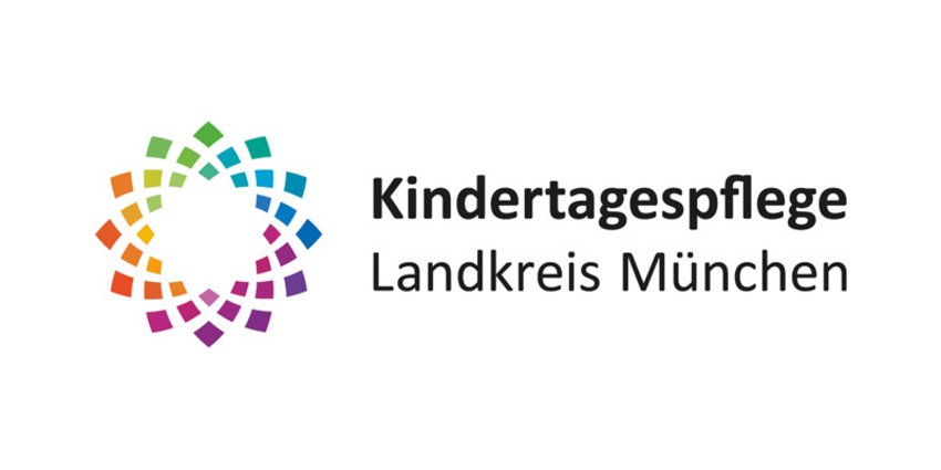 Das neue Logo für die Kindertagespflege im Landkreis München.