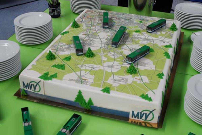 Foto: Torte in Nahverkehrsplan-Optik