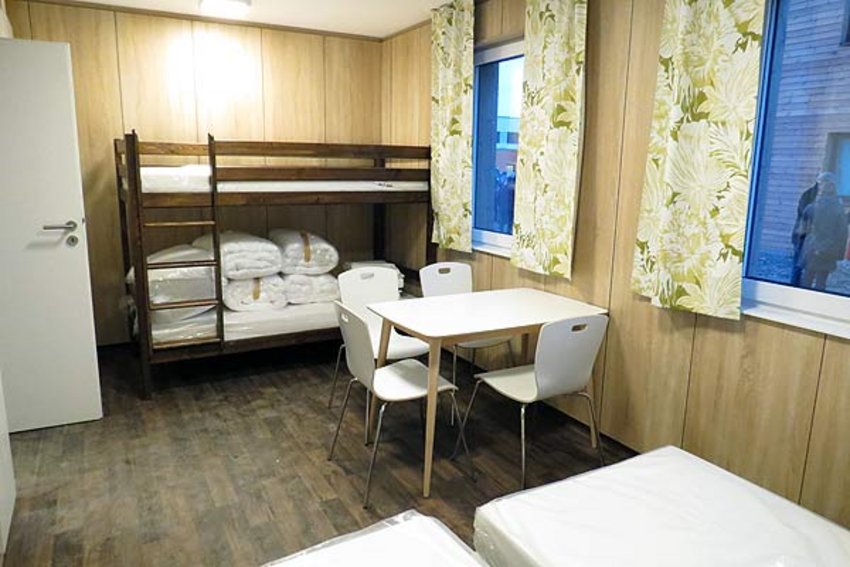 Wohnbeispiel Asylbewerber Foto: Wohnbeispiel Asylbewerber