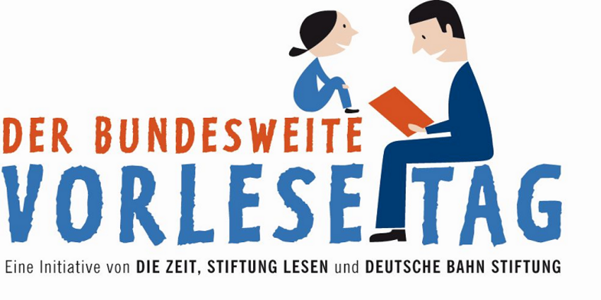 Der Landkreis München beteiligt sich am bundesweiten Vorlesetag 2020. Grafik: Logo Vorlesetag 2020