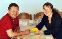 Foto: Bürgermeister Klaus Korneder und Frau Dr. Susanne Pechel