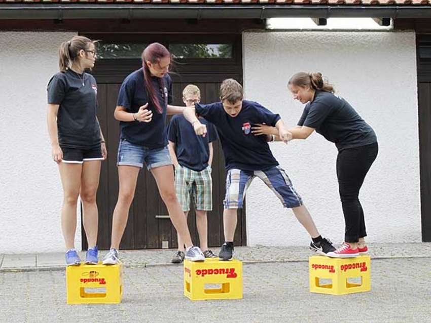 Foto: Jugendliche spielen