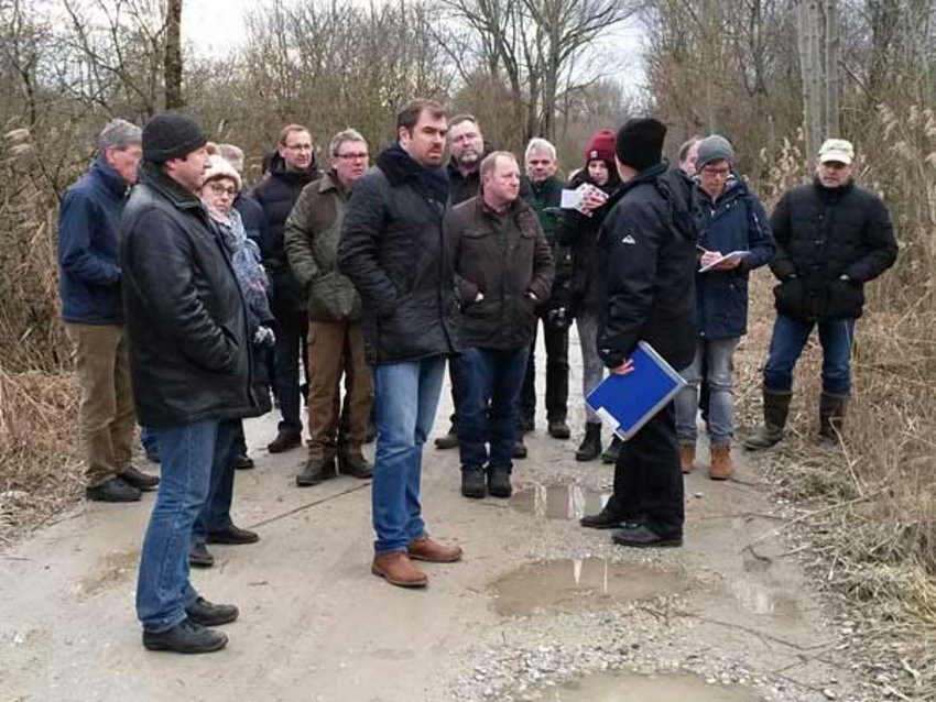 Gruppe in Biberrevier Foto: Gruppe in Biberrevier
