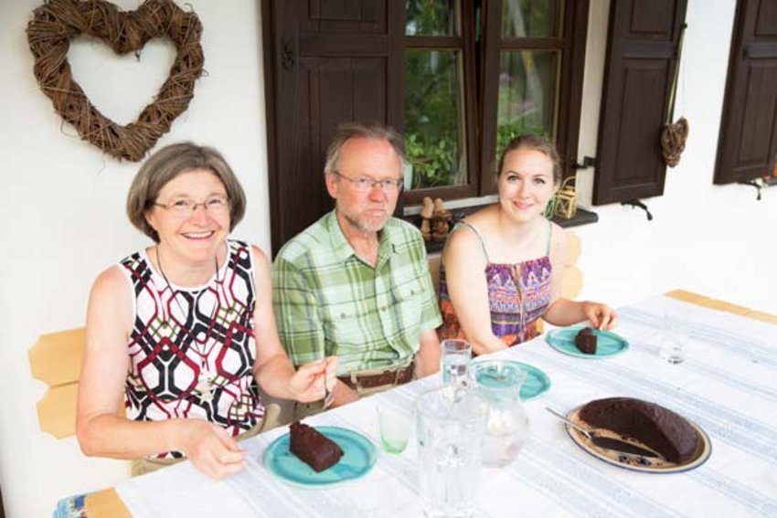 Ehepaar Daberger mit Verena Foto: Ehepaar Daberger mit Verena