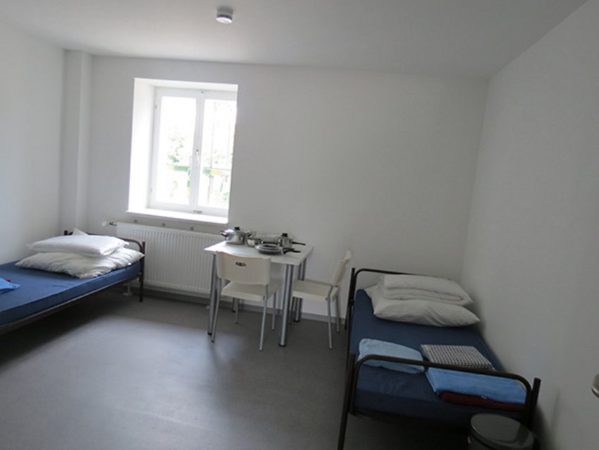 Zimmer Asylbewerberunterkunft Fischerhäuser Foto: Zimmer Asylbewerberunterkunft Fischerhäuser