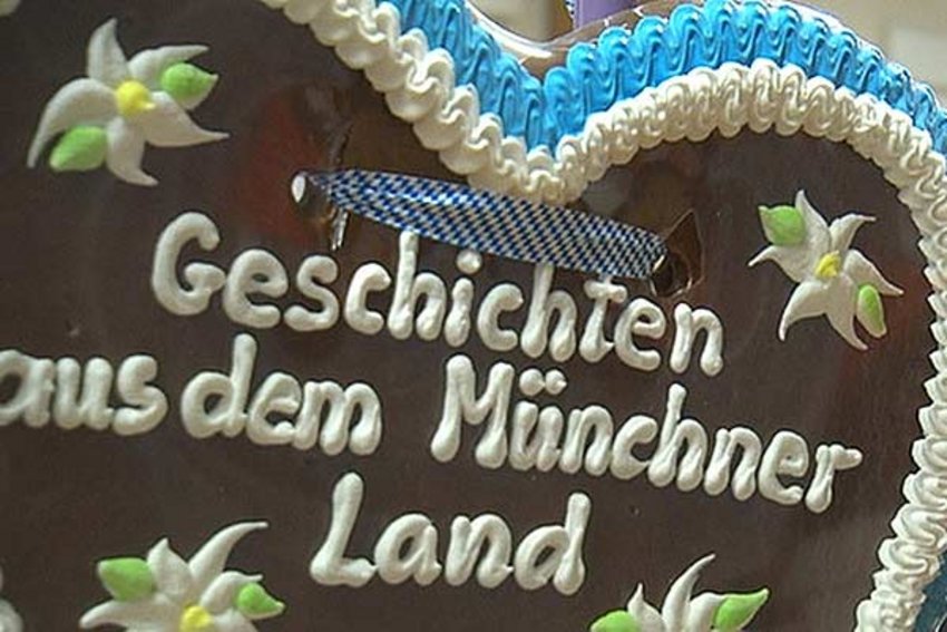 Foto: Lebkuchenherz "Geschichten aus dem Münchner Land"