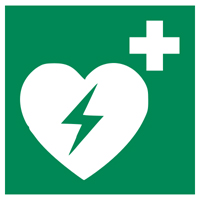 Defibrillator-Symbol Grafik: Defibrillator-Symbol