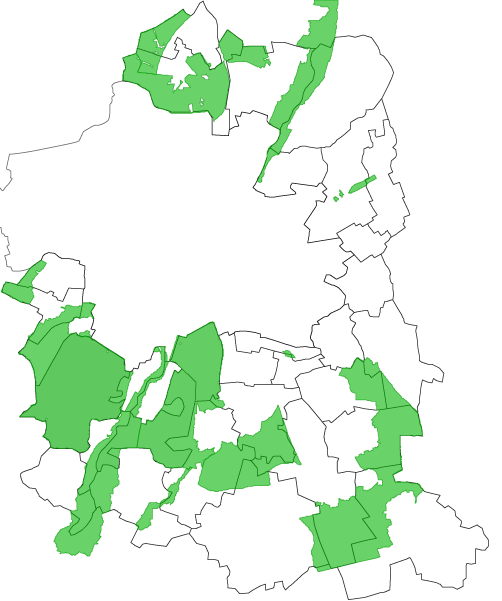 Landschaftsschutzgebiete (LSG) Karte: Landschaftsschutzgebiete (LSG)