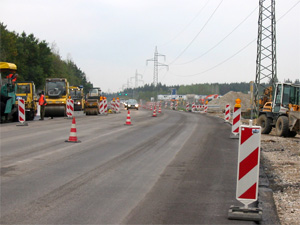 Staßenbaustelle Foto: Staßenbaustelle
