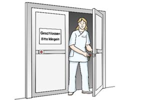 Bild: Geschlossene Einrichtung