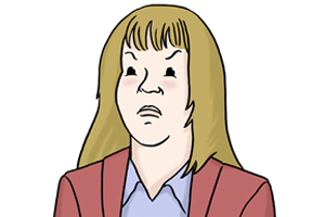 Bild: Wütende Mutter