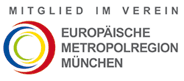 Logo: Mitglied im Verein "Europäische Metropolregion München"