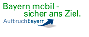 Logo Verkehrssicherheit 2020: Bayern mobil - sicher ans Ziel.