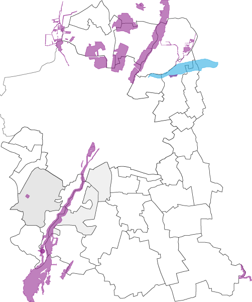 Karte: NATURA 2000-Gebiete im Landkreis München